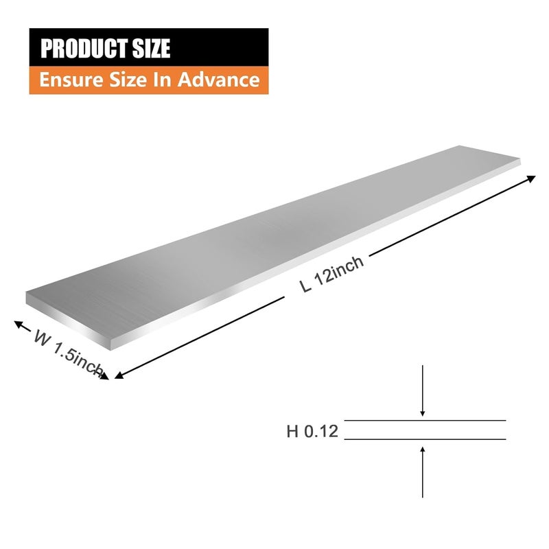 SALUINOKI 15N20 Steel Flat Stock - 1/8" Cold Rolled, 12"x1.5"x1/8" for Knife Making, Damascus Steel (4pcs) - Image 2